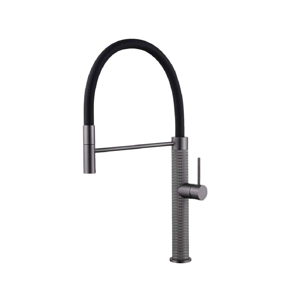 Mezcladora Monoc. P/Cocina Al Mueble Bali-1 Bronce Gun Grey - Fratelli Premium